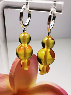 Yellow Andara Crystal Earrings