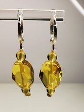 Load image into Gallery viewer, Yellow Andara Crystal Earrings*