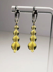 Yellow Andara Crystal Earrings