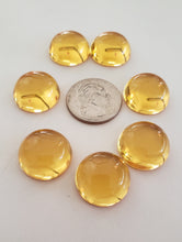 Load image into Gallery viewer, Yellow - Golden / Dynamic Heliodor Andara Crystal Cabochon 20mm Chakra Set