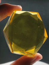 Load image into Gallery viewer, Yellow Andara Crystal Hexagon