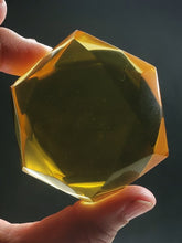 Load image into Gallery viewer, Yellow Andara Crystal Hexagon