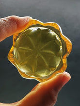 Load image into Gallery viewer, Yellow Andara Crystal Lotus