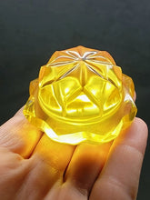 Load image into Gallery viewer, Yellow Andara Crystal Lotus