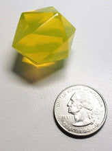 Load image into Gallery viewer, Opalescent - Yellow Andara Crystal Icosahedron 30g