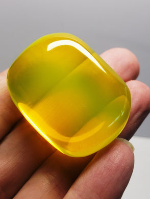 Opalescence - Yellow Andara Crystal Hand Piece 40g