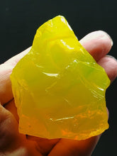 Load image into Gallery viewer, Opalescence - Electric Yellow Traditional Andara Crystal 96g