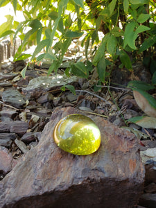 Yellow Andara Crystal Cabochon 40mm