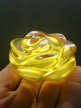 Load image into Gallery viewer, Yellow Andara Crystal Rose