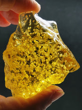 Load image into Gallery viewer, Yellow - Golden Traditional Andara Crystal 102g