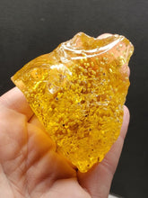 Load image into Gallery viewer, Yellow - Golden Traditional Andara Crystal 102g
