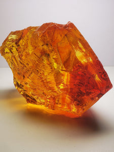 Yellow - Golden with Orange and Red Traditional Andara Crystal 1.09kg