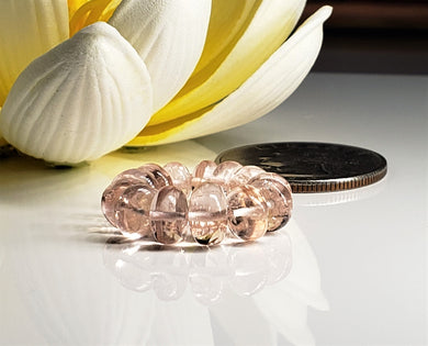 Morganite Gem Healing Ring