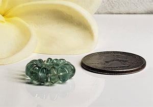 Kyanite - Green Gem Healing Ring