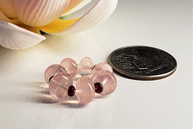 Quartz - Rose + Ruby Gem Healing Ring