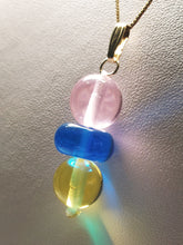 Load image into Gallery viewer, Three-Fold Flame Andara Crystal Pendant