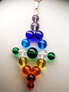 7 Chakra Rays / Color Ray Andara Crystal Pendant