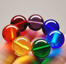 Load image into Gallery viewer, 7 Chakra Rays Andara Crystal Therapy/Meditation Ring 12mm