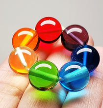Load image into Gallery viewer, 7 Chakra Rays Andara Crystal Therapy/Meditation Ring 12mm