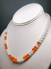 Load image into Gallery viewer, Orange Ray / Sacral Chakra Andara Crystal Necklace