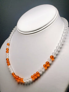Orange Ray / Sacral Chakra Andara Crystal Necklace