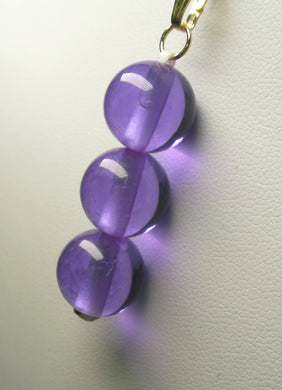 Violet Flame Andara Crystal Pendant (3 x 12mm)