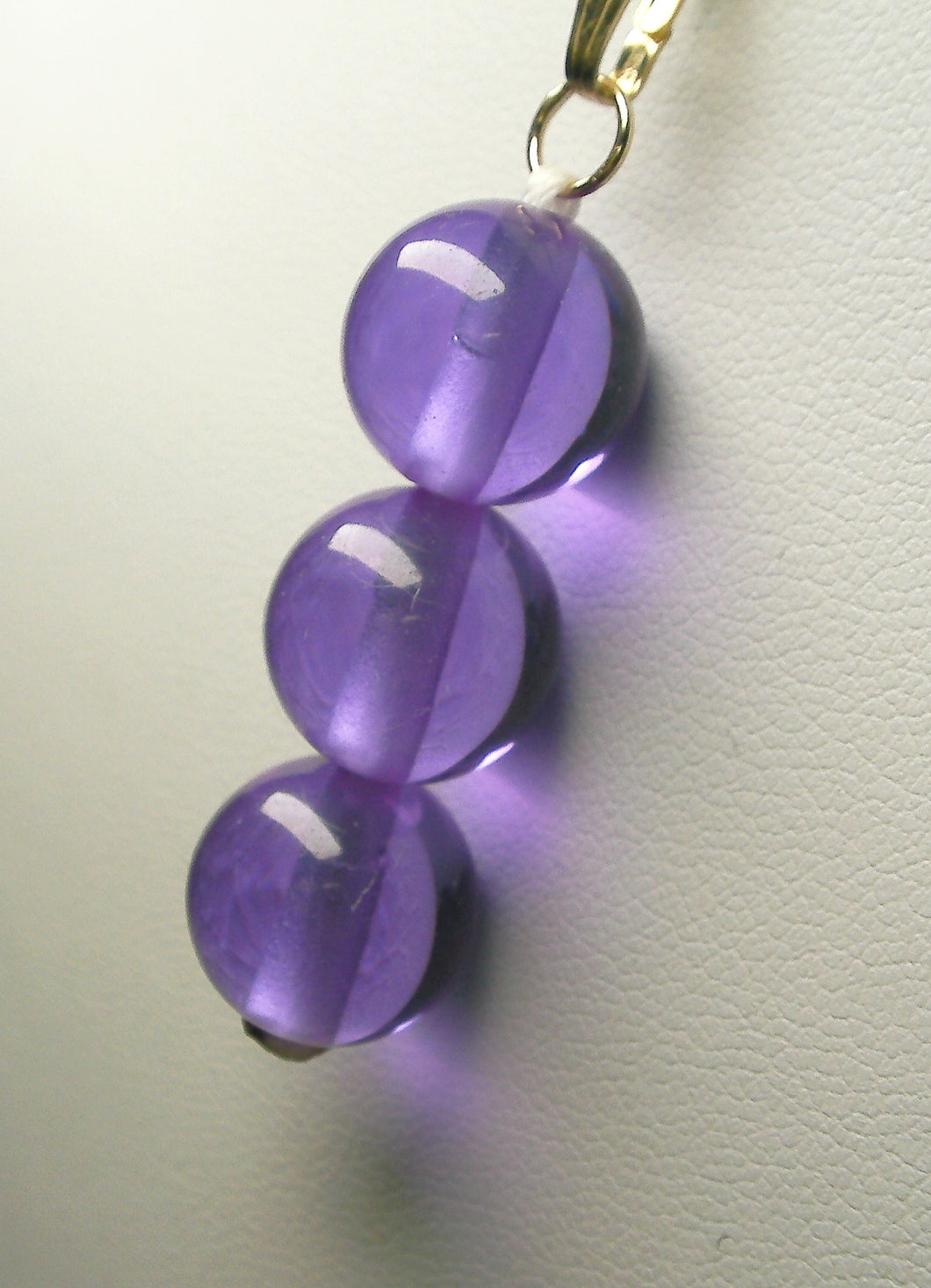 Violet Flame Andara Crystal Pendant