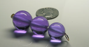 Violet Flame Andara Crystal Pendant (1x14mm, 1x16mm, 1x18mm)