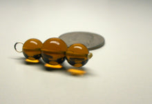 Load image into Gallery viewer, Amber Andara Crystal Pendant (2 x 10mm &amp; 1 x 12mm)