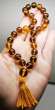 Load image into Gallery viewer, Andara Crystal Mala / Prayer Beads - Amber &amp; Brown