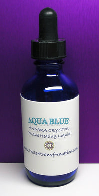 Aqua Blue Andara Crystal Liquid