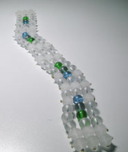 Load image into Gallery viewer, Green Violet Healing Flame Band Andara Crystal Specialized Healing Tool
