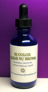 Bi-Color Clear with Brown Andara Crystal Liquid