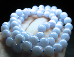 Blue Lace Agate EO++ 8+mm 24.5inch