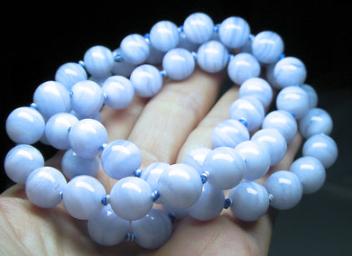 Blue Lace Agate EO++ 10+mm 27inch