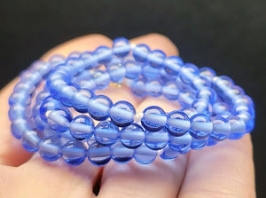 Blue Andara Crystal Necklace 5mm 19.25inch