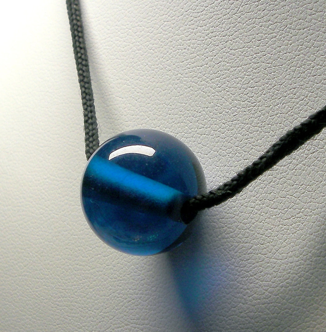 Blue - Bright Dark Andara Crystal Simple Wear Pendant