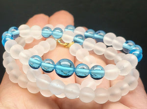 Blue Ray / Throat Chakra Andara Crystal Necklace