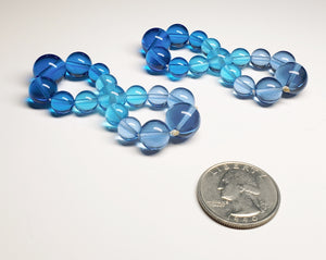 Andara Crystal Color Ray Healing Tool Blues PAIR