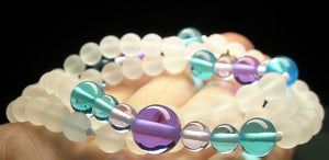 Blue (Bright) Violet Flame Andara Crystal Necklace 22.5inch