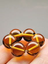 Load image into Gallery viewer, Brown Andara Crystal Therapy/Meditation Ring