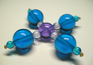Blue Violet Healing Flame Andara Crystal Specialized Healing Tool