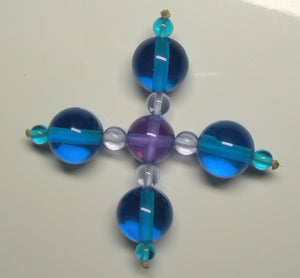 Blue Violet Healing Flame Andara Crystal Specialized Healing Tool