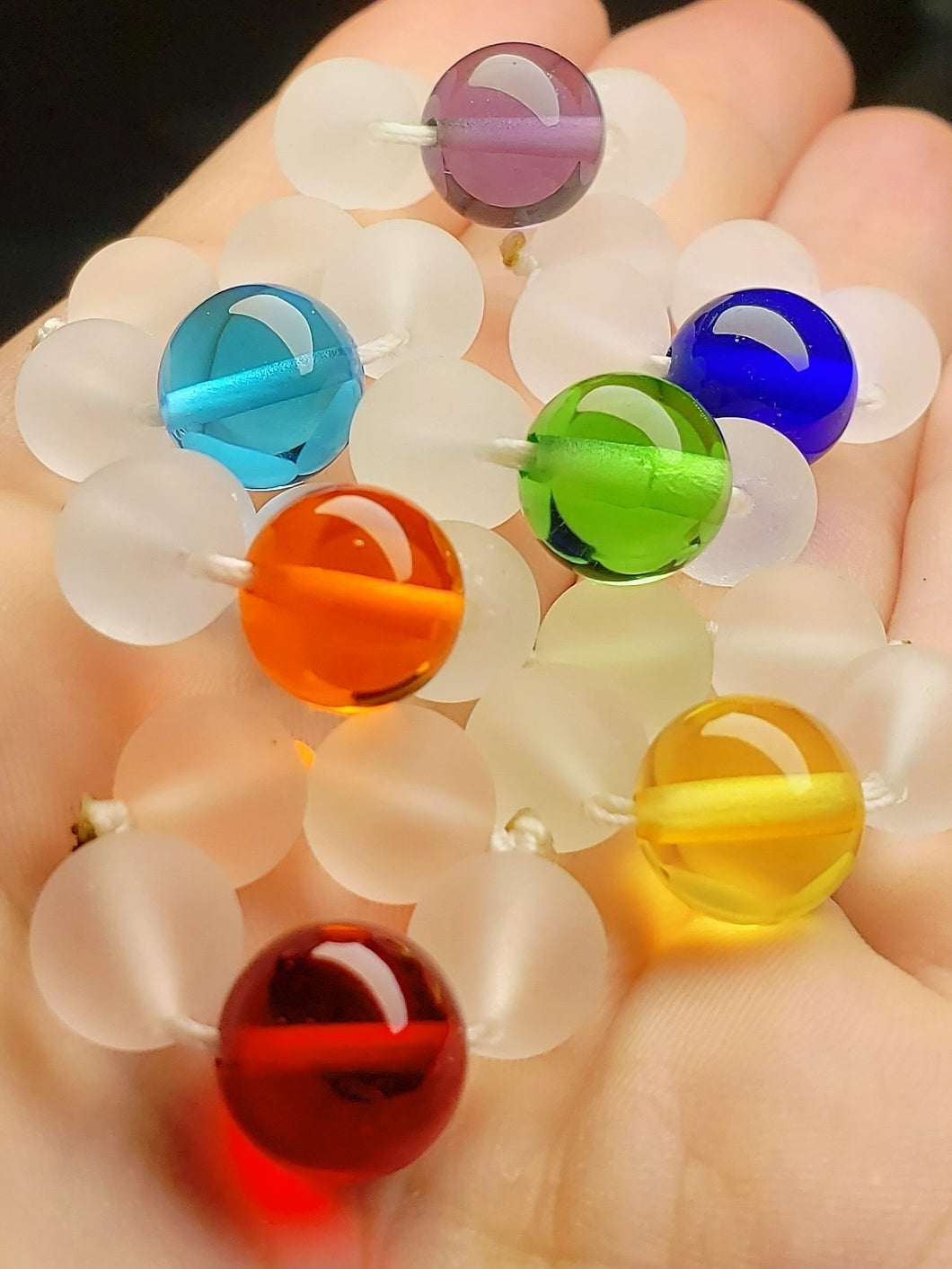 Andara Crystal Ring Chakra Set