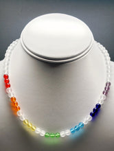 Load image into Gallery viewer, 7 Chakra Rays / Color Ray Andara Crystal Necklace