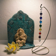 Load image into Gallery viewer, 7 Chakra Rays - Andara Crystal Medi Tool / Light Catcher - Tools4transformation