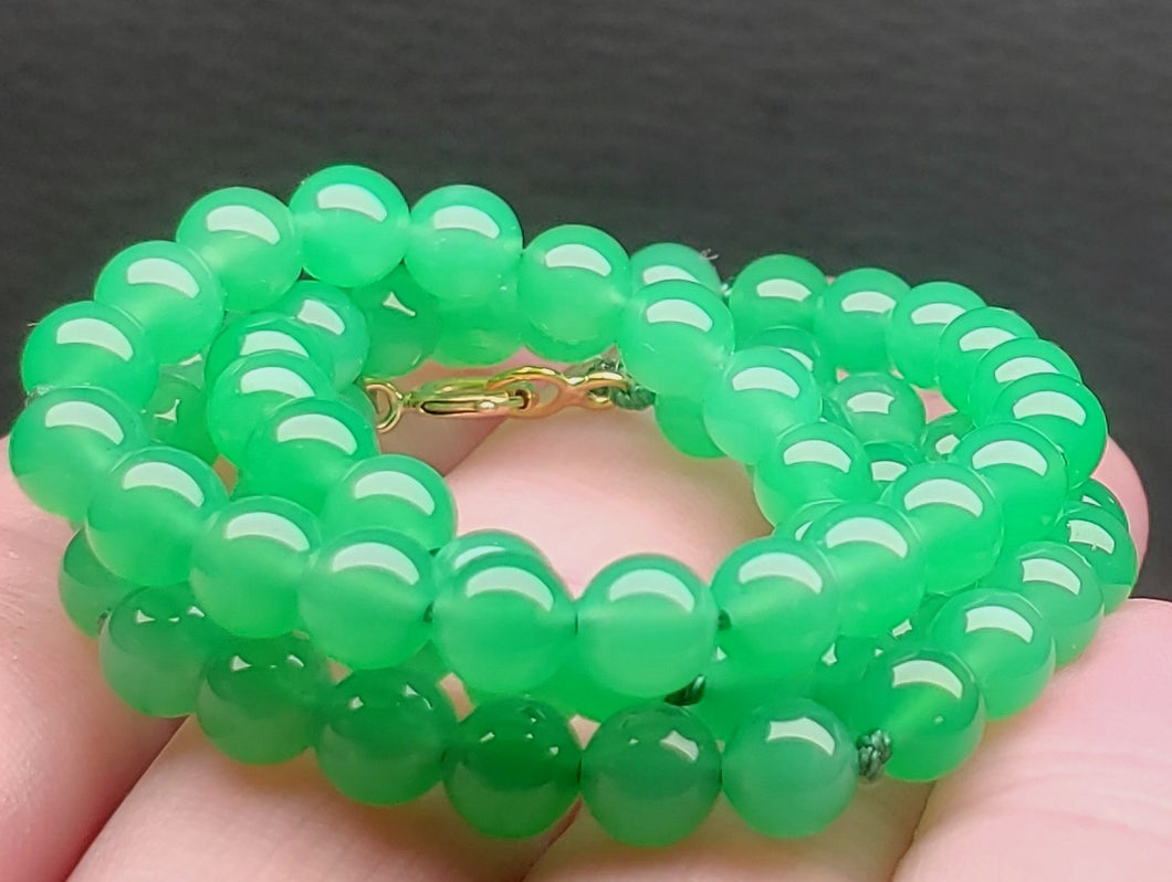 Chrysoprase EO++ 5+mm 16inch