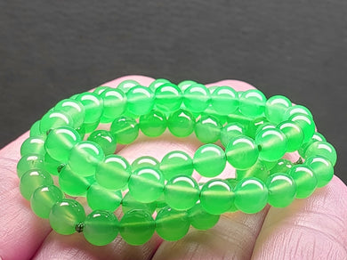 Chrysoprase EO++ 5+mm 17.75inch