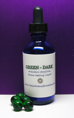 Green (Deep) Andara Crystal Liquid - Tools4transformation