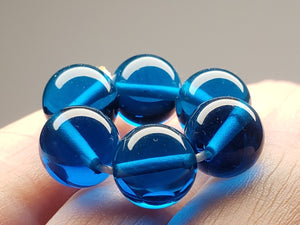 Blue (Bright Dark) Andara Crystal Therapy/Meditation Ring